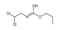 N-(2,2-Dichloroethyl)carbamic acid propyl ester structure