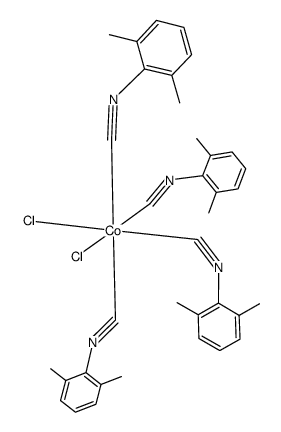 cobalt(Cl)2(2,6-xylyl isocyanide)4结构式