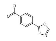 Benzoyl chloride, 4-(5-oxazolyl)- (9CI)结构式