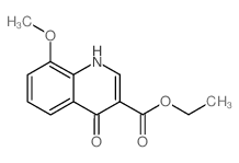 8-甲氧基-4-氧代-1,4-二氢喹啉-3-甲酸乙酯图片