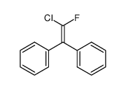 2-chloro-2-fluoro-1,1-diphenylethene Structure