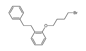 2-(4-bromobutoxy)-1-(2-phenylethyl)benzene结构式