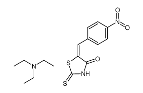 5-(4-nitrobenzylidene)-2-thioxothiazolidin-4-one compound with triethylamine (1:1)结构式