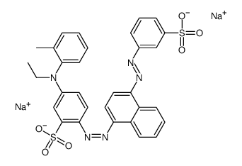 disodium 5-[ethyltolylamino]-2-[[4-[(3-sulphonatophenyl)azo]-1-naphthyl]azo]benzenesulphonate picture