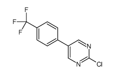 2-chloro-5-[4-(trifluoromethyl)phenyl]pyrimidine结构式