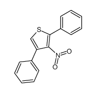 2,4-Diphenyl-3-nitrothiophene结构式