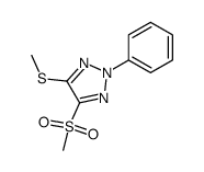 4-methylsulphonyl-5-methylthio-2-phenyl-1,2,3-triazole Structure