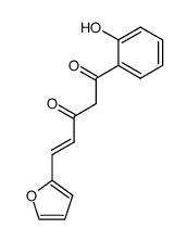 2-hydroxy-ω-(2'-furylacryloyl)-acetophenone Structure