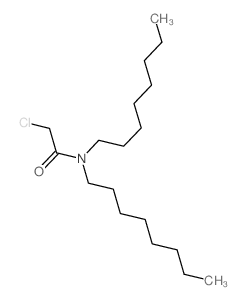 2-chloro-N,N-dioctyl-acetamide structure