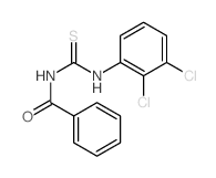 Benzamide,N-[[(2,3-dichlorophenyl)amino]thioxomethyl]-结构式