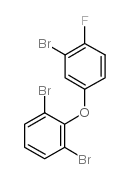 4'-fluoro-2,3',6-tribromodiphenyl ether结构式