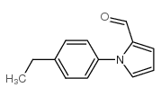 1-(4-ETHYLPHENYL)-1H-PYRROLE-2-CARBALDEHYDE结构式