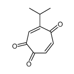 4-propan-2-ylcyclohepta-3,6-diene-1,2,5-trione Structure