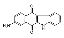 8-amino-5H-benzo[b]carbazole-6,11-dione结构式