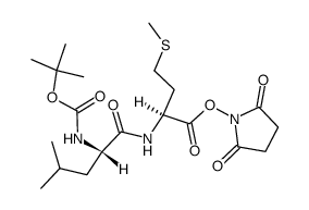 Boc-Leu-Met-ONSu结构式