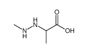 Propionic acid, 2-(2-methylhydrazino)- (7CI) Structure