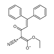 4-diazonio-5-ethoxy-5-oxo-1,1-diphenylpenta-1,3-dien-3-olate Structure