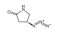 2-Pyrrolidinone, 4-azido-, (4S)结构式