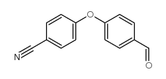 4-(4-甲酰苯氧基)苄腈结构式