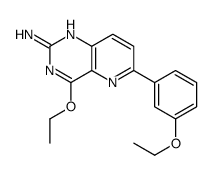 4-ethoxy-6-(3-ethoxyphenyl)pyrido[3,2-d]pyrimidin-2-amine结构式