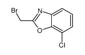 2-(bromomethyl)-7-chloro-1,3-benzoxazole结构式