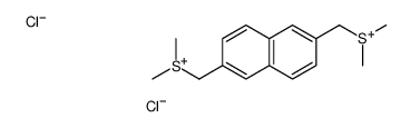 [6-(dimethylsulfoniomethyl)naphthalen-2-yl]methyl-dimethylsulfanium,dichloride结构式