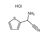 amino-thiophen-2-yl-acetonitrile hydrochloride Structure