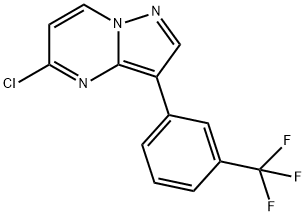 5-Chloro-3-[3-(trifluoromethyl)phenyl]pyrazolo[1,5-a]pyrimidine structure