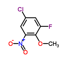 5-Chloro-1-fluoro-2-methoxy-3-nitrobenzene structure