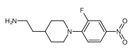 2-[1-(2-fluoro-4-nitrophenyl)piperidin-4-yl]ethylamine Structure