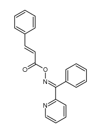 phenyl(pyridin-2-yl)methanone O-cinnamoyl oxime结构式