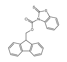 3-(9-Fluorenylmethoxycarbonyl)-benzothiazoline-2-thione结构式