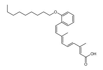 (all-E)-9-(2-(Nonyloxy)phenyl)-3,7-dimethyl-2,4,6,8-nonatetraenoic aci d Structure