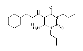 Cyclohexaneacetamide,N-(6-amino-1,2,3,4-tetrahydro-2,4-dioxo-1,3-dipropyl-5-pyrimidinyl)- picture