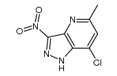 7-Chloro-5-methyl-3-nitro-1H-pyrazolo[4,3-b]pyridine结构式