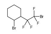 1-bromo-2-(2-bromo-1,1,2,2-tetrafluoroethyl)cyclohexane结构式