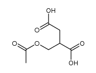 2-(acetoxymethyl)succinic acid Structure