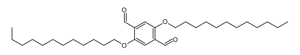 2,5-didodecoxyterephthalaldehyde structure