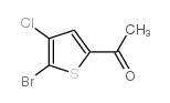 1-(5-Bromo-4-chloro-2-thienyl)ethanone Structure