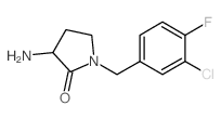 3-AMINO-1-(3-CHLORO-4-FLUOROBENZYL)PYRROLIDIN-2-ONE picture