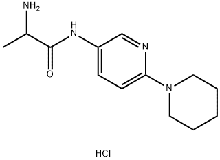 2-amino-N-[6-(piperidin-1-yl)pyridin-3-yl]propanamide dihydrochloride结构式