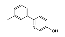 6-(3-methylphenyl)pyridin-3-ol结构式