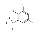 2-Chloro-1,5-difluoro-3-(trifluoromethyl)benzene Structure