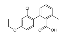 2-(2-chloro-4-ethoxyphenyl)-6-methylbenzoic acid Structure