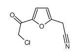 2-Furanacetonitrile, 5-(chloroacetyl)- (9CI) Structure