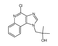 4-chloro-1-(2-hydroxy-2-methylpropyl)-1H-imidazo[4,5-c]-quinoline Structure