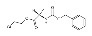 Z-L-Ala 2-chloroethyl ester Structure