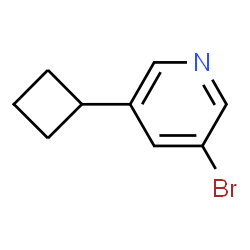 3-Bromo-5-cyclobutylpyridine structure