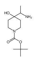 4-(1-Amino-Ethyl)-4-Hydroxy-Piperidine-1-Carboxylic Acid Tert-Butyl Ester结构式