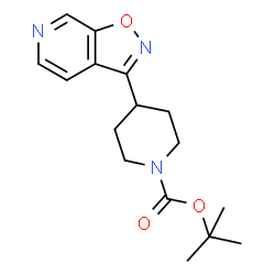 tert-butyl 4-(isoxazolo[5,4-c]pyridin-3-yl)piperidine-1-carboxylate结构式